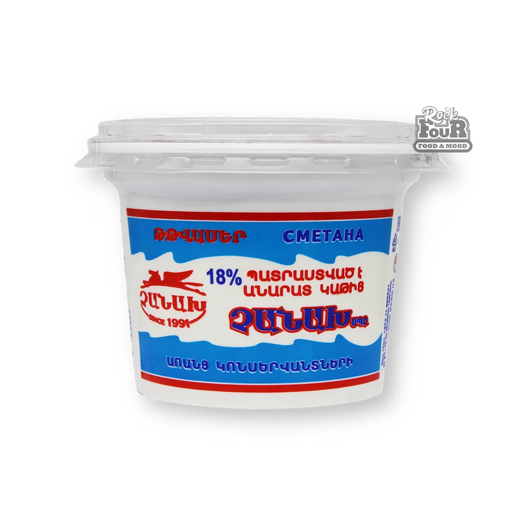 Sour cream "Chanakh" 18% 400g